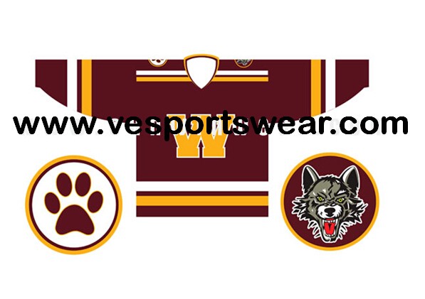 Mens hockey filed jerseys