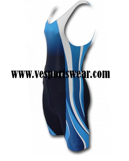 discount blue sublimation rowing suit