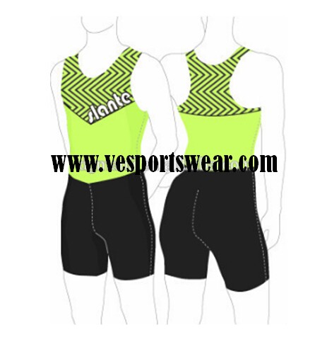wholesale green sublimation rowing suit