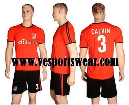 New design professional sportswear soccer uniform