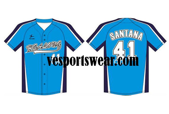 professional produce mesh fabric softball jersey