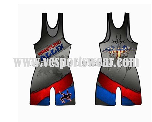 sublimation plain wrestling singlets for sale