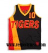 red and black sublimated baseketball jersey