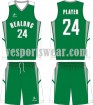 100% polyester basketball jerseys kit