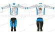 Custom cartoon cycling jersey in white