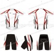 Mens short sleeve cycle clothing sublimated