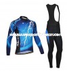 mens blue long sleeve cycling sets