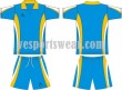 Latest 100% polyester sublimation soccer uniform