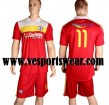 hot sale custom soccer uniform shirt for  2014