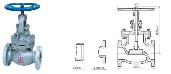 CAST STEEL GLOBE VALVE