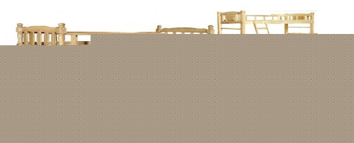 double wooden children bed CN-1001
