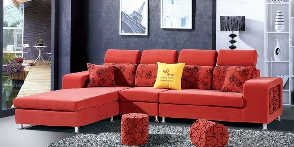 Comfortable&Warmth Frabic Conner Sofa 618#B