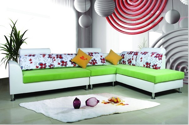High Quality Modern Colorful Fabric Sofas