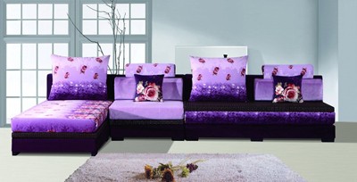 Purple noble living room corner sofa916#B