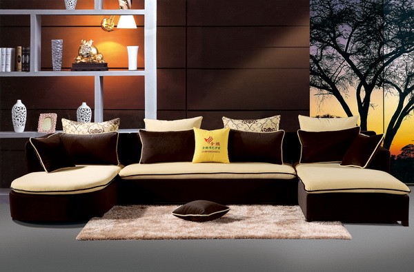 Simple living room fabric sofa