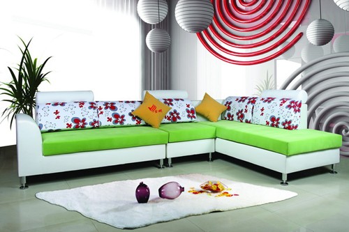 Sweet Style Frabic Conner Sofa 618#