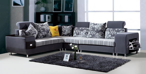 high quality colorful fabric sofa