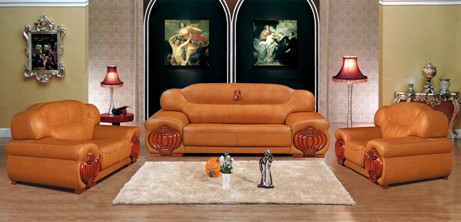 2012 hot sale modern leather sofa SF-037