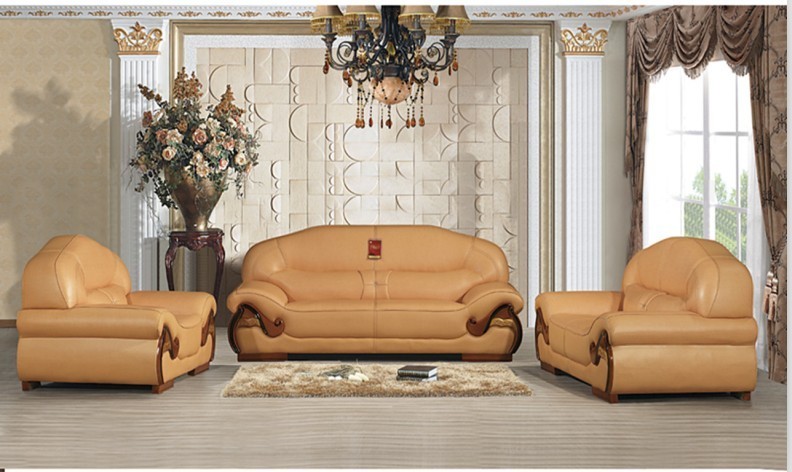 Genuine Leather Modern Sofa