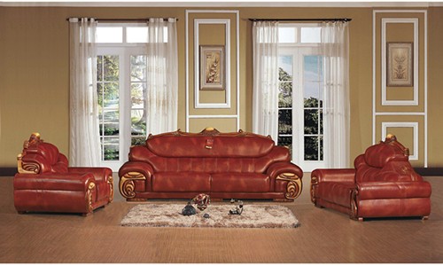 latest living room leather sectional sofa design