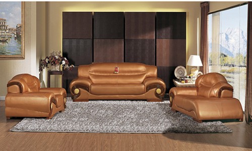 modern furniture design genuine leather sofa 913