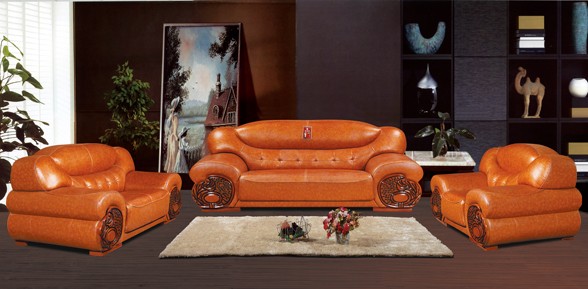 top grain leather sofa SF-039