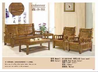 Full solid wood sofa SF-009(916#)