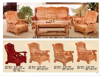 Luxury real wood sofa SF-001