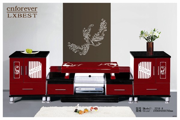 Clear Super and Modern combination TV table(2218#)