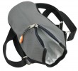 Wine/bottle picnic cooler bag/gray