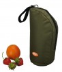 Wine/bottle picnic cooler bag/olive green