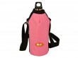 Wine/bottle picnic cooler bag/pink