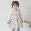 DB327 baby girl apparel knitted dress