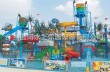 A children's water park equipment