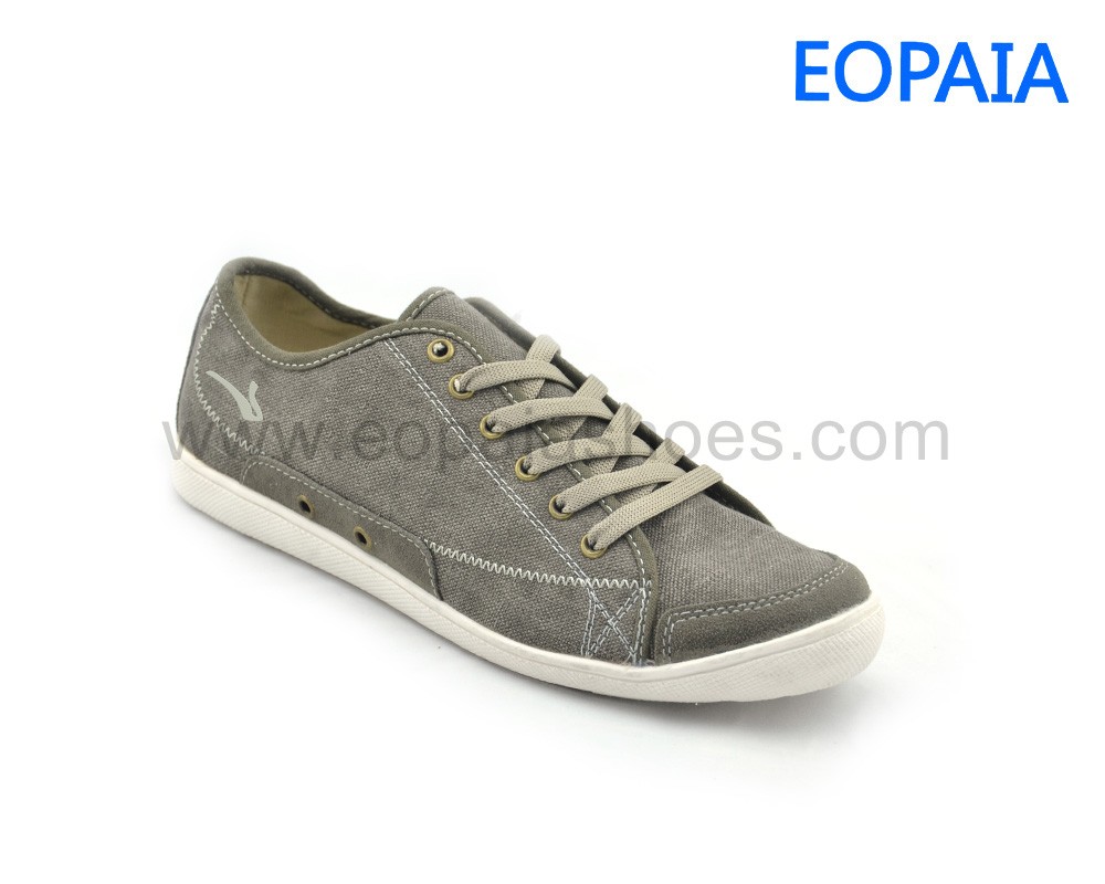 Fashion Men canvas casual  vulcanize shoes 54418