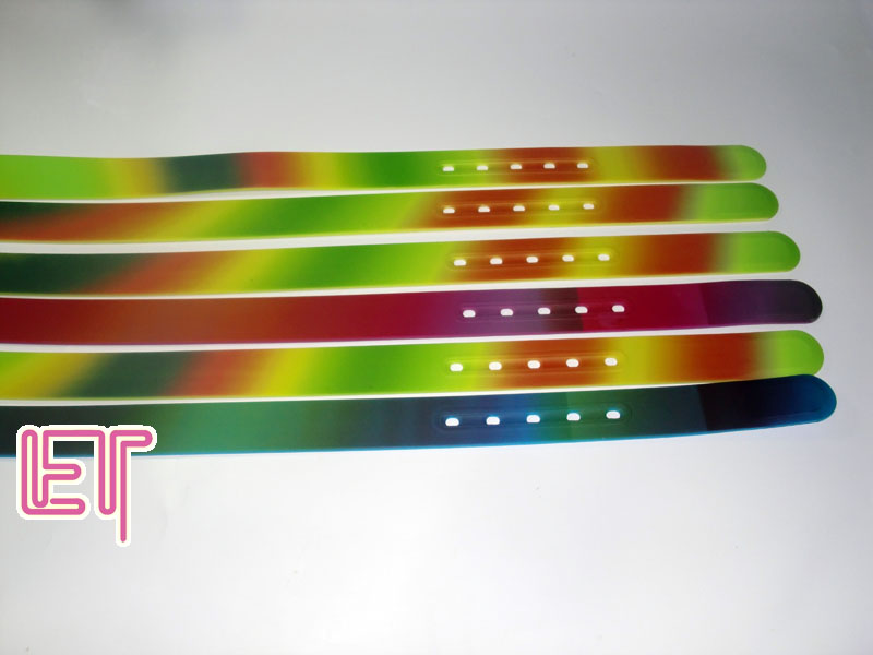 Iridescent silicone belt, colorful Waist belt,Eco-