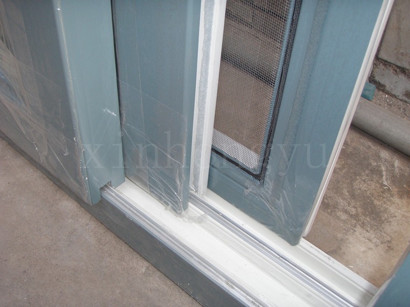 UPVC sliding door with screen