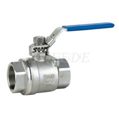 2Pc Ball Valve With Handle Lock