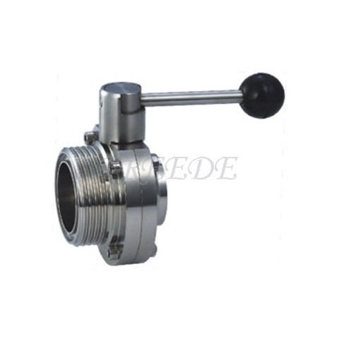 Sanitary Weld Thread Butterfly Valve