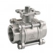 High Mounting Pad 3Pc Ball Valve