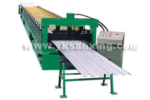 Color Coated Steel Plate Roll Forming Machine