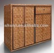 hot selling bedroom rattan wardrobe