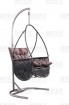 Popular rattan wicker outdoor hanging basket