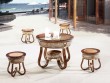 rattan ancient table
