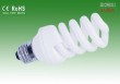 T3 9mm Tube Full Spiral Energy Saving Lamp(11W)