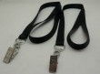 Polyester/nylon lanyard with ID card holder
