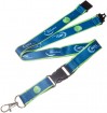 Wholesale custom detachable polyester lanyard