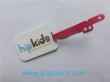 custom pvc luggage tag