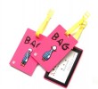 new arrival pvc luggage tag for traveling
