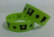 Promotional Screen printed silicon wristband